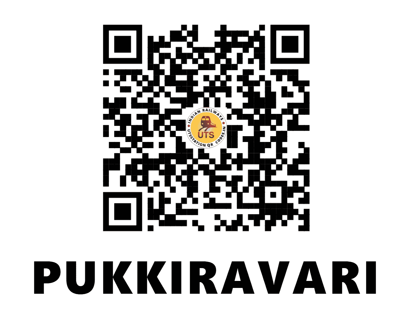 UTS QR Code for PUKKIRAVARI - PRV - SR (TAMIL NADU)
